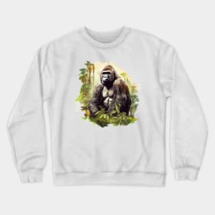 Black Gorilla Crewneck Sweatshirt